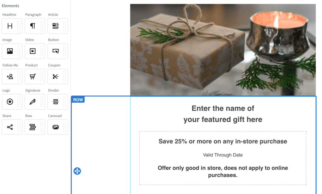 Add Coupon using the Coupon Widget