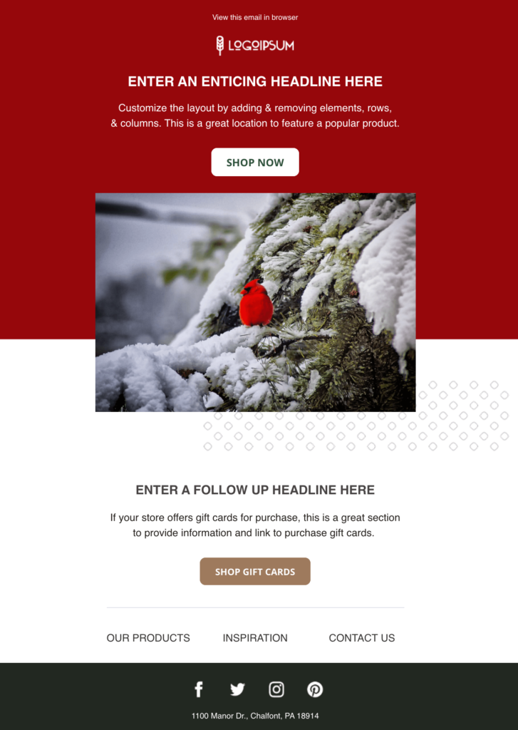 Deck Out Your Email Campaign – 6 Free Holiday Templates