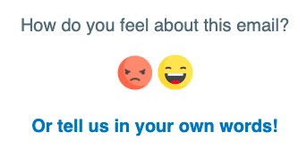 email sentiment widget example