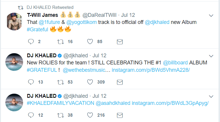 DJ Khaled buy twitter followers