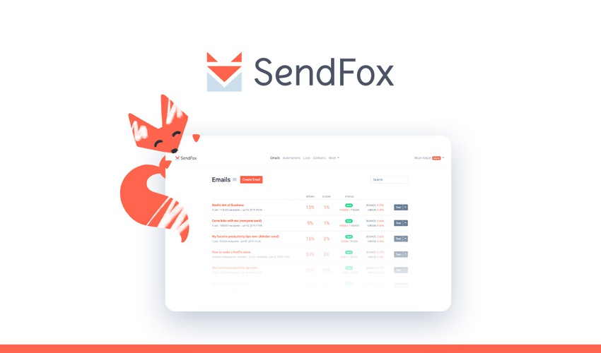 SendFox email marketing service