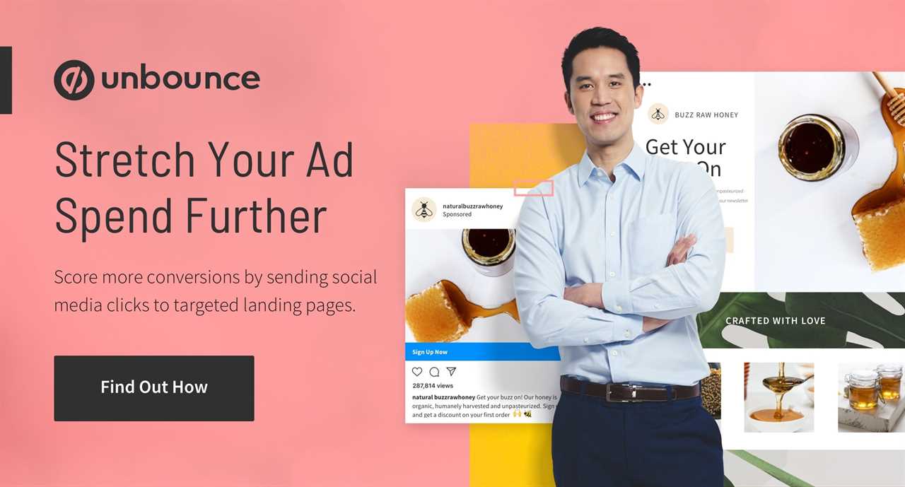 Landing pages for social media campaigns