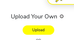Upload snapchat filter