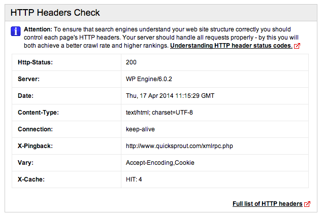 http headers check free seo tool 