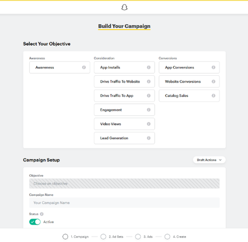 How much do Snapchat ads cost - Setting up your campaign