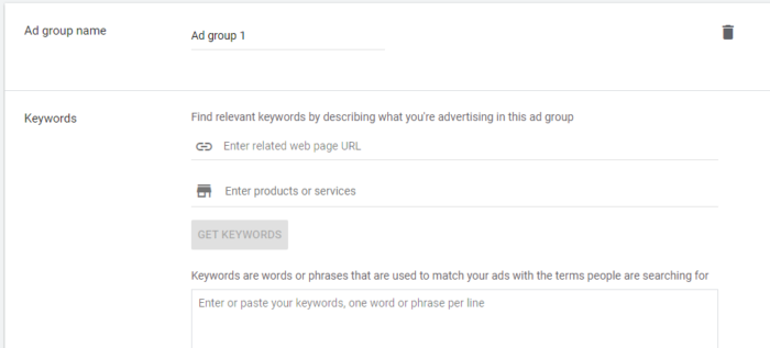 Google ad group 