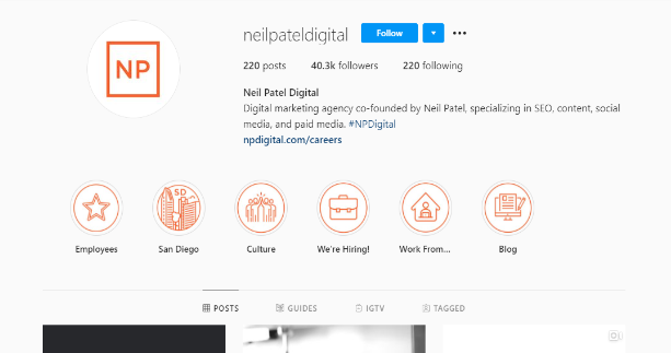 Instagram marketing optimization through customized business acount